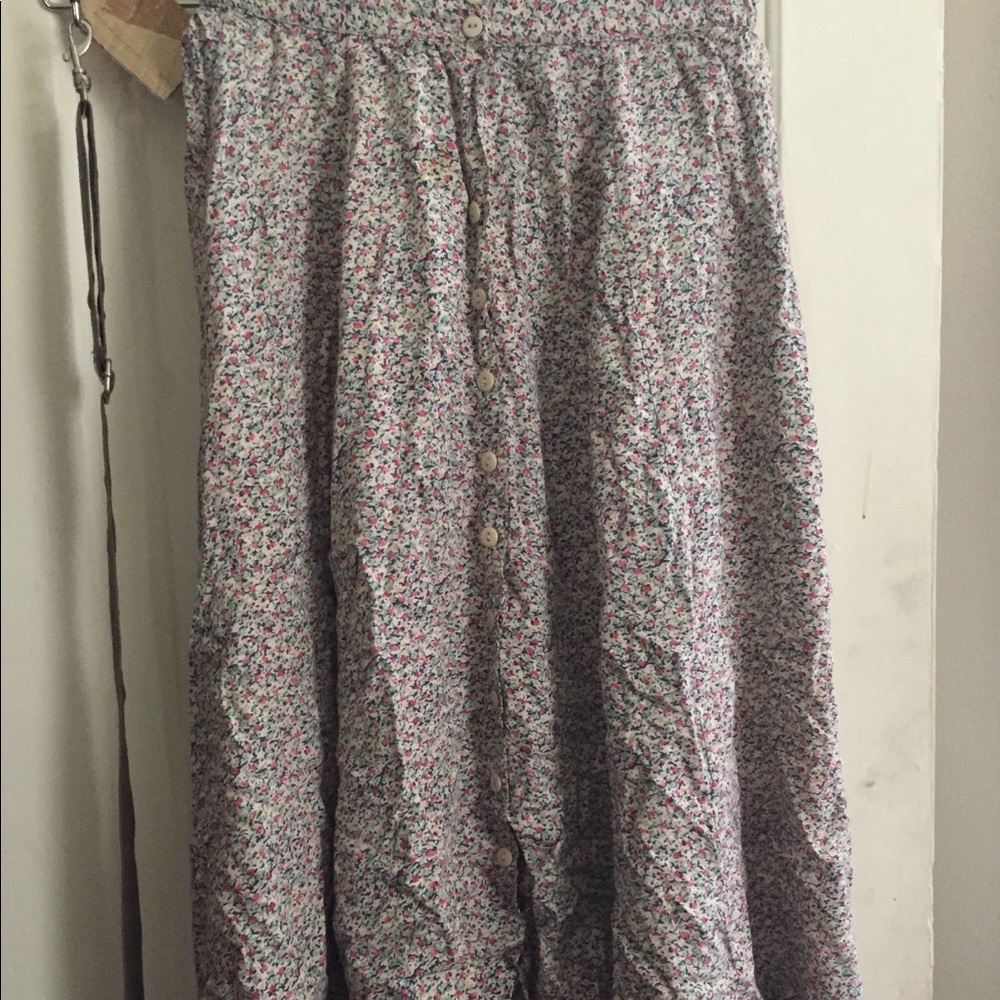 Floral maxi skirt